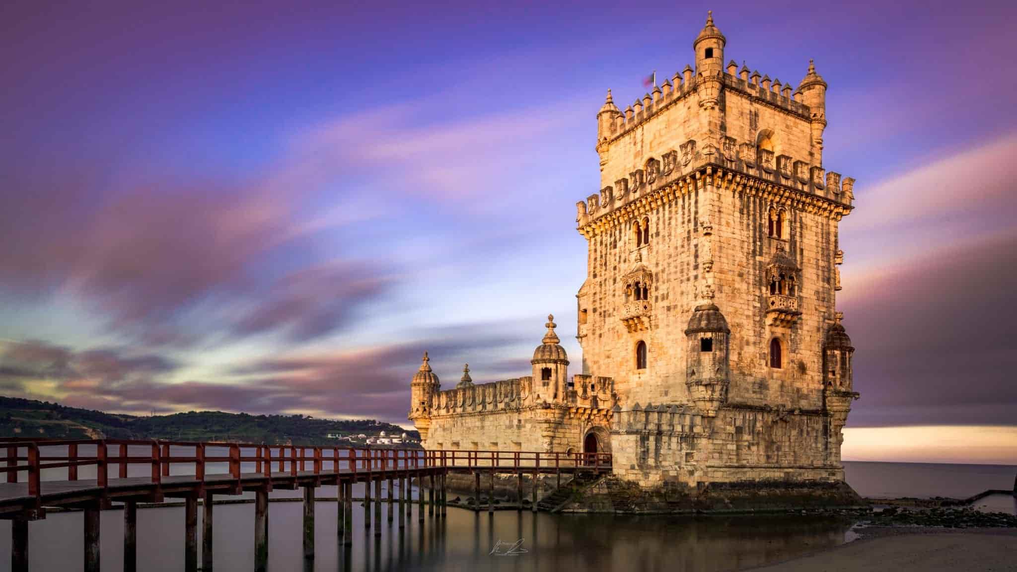 Belém Tower by the river